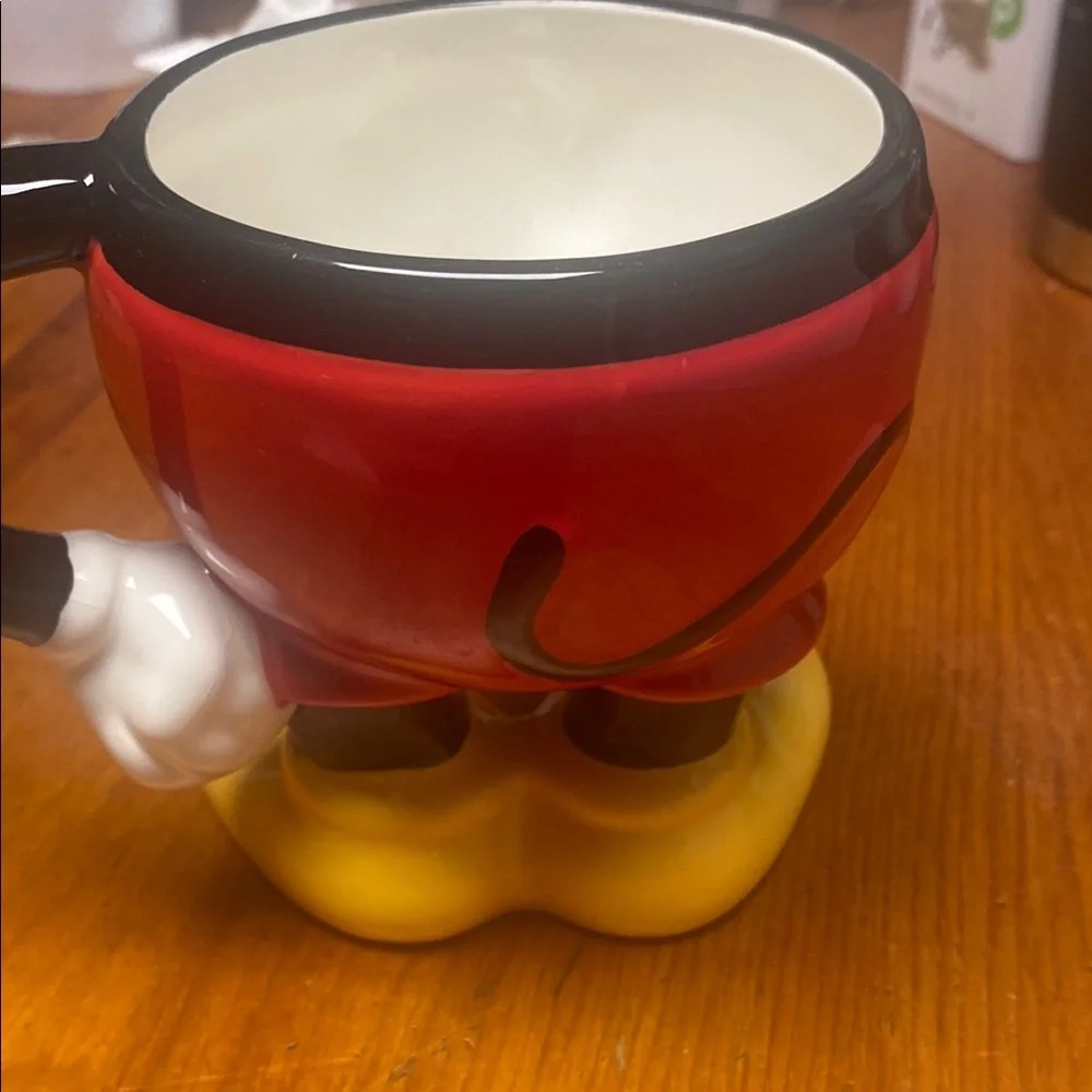 Disney Mickey Mouse Red and Yellow Mug